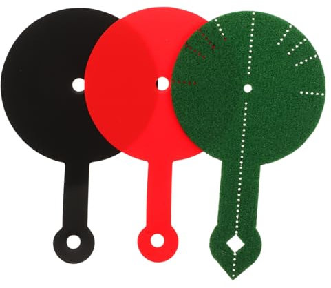 BESPORTBLE 1 Satz Billard-zielübungsaufkleber Reparaturset Für Snooker-queues Pool-Queue-spitzenformer Billardstock Billardtisch-übungsmatte Pool-Queue-Tipps Billard-zieltrainer Baumwolle 3st