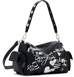 Desigual borsa a tracolla Habana Seshat Hand Bag Black nero