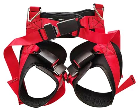 Generico Imbracatura Di Sicurezza Anticaduta, Imbracatura per Trampolino, Accessori per Sport Estremi, Protezione con Fibbia per Camminata, Corsa, Arrampicata, Parchi e Casa