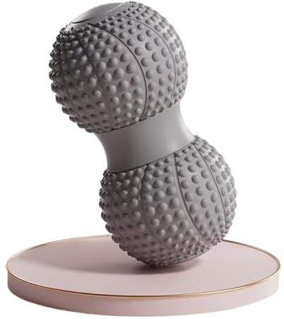 Fascia Ball Foot Massage Spinal Muscle Relaxation Double Hip Back Leg Acupoint Stimulation Yoga(Grey)