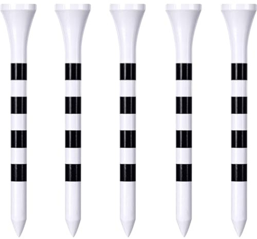 Zivisk Tee Golf Legno 70mm, 100 Pezzida Tee da Golf in bambù (Bianco)