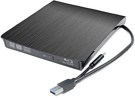 Valley Of The Sun Masterizzatore Blu-ray esterno USB 3.0 di tipo C, lettore DVD, per laptop Lenovo Legion 5 Y540 Y 540 740 Y740 Y545 Y520 Flex 14 5 15 2 in 1, registratore portatile 6X 3D BD-R RE DL