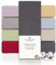 DarBene Spannbettlaken 180x200 Premium, Jersey 100% gekämmte Premium Baumwolle, atmungsaktiv, superweiches Bettlaken bis 30 cm Matratzenhöhe, Oeko-TEX, Anthrazit