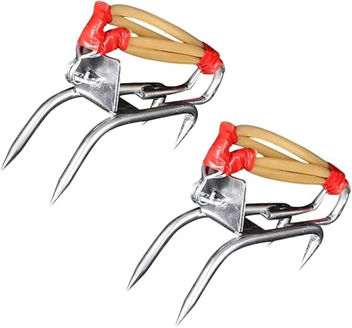 VAZZIC 2 Pack Tree Spikes for Climbing, Tree Spikes Shoes, Tree Climbing Equipment Set, Stainless Steel Claw Climbing Tree Gears