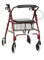 OR8 Wellness 4 Wheel Rollator | Foldable Mobility Walking Aid for Adults Seniors with Padded seat | Indoor Outdoor Rollator Lightweight Disability Walker with Storage Basket