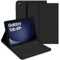 GOOJODOQ Funda con Teclado para Samsung Galaxy Tab A9 Plus 2023, Desmontable Español Ñ Teclado, Funda Protectora con Ranura de Lápiz SM-X210/X215/X216, Negro