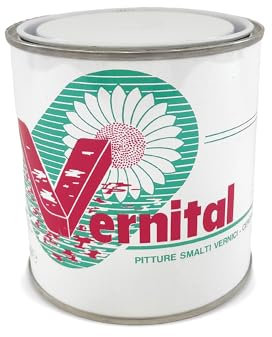 VERNITAL Antiruggine Smalto Gel Metalver (Lucido Bianco 00711001) Interni ed Esterni, Elevata Resistenza agli Agenti Atmosferici e alla Luce - Per Ferro, Lamiera Zincata, Cemento, Legno, PVC 0,75L