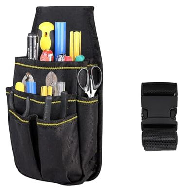 Ceinture à outils Oxford multi-poches réglable pour personnel de maintenance, électricien, technicien