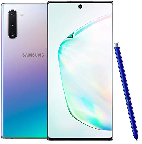 Samsung Galaxy Note 10, 256GB, Aura Glow - Fully Unlocked (Renewed)