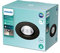 Spot LED PHILIPS Dive à intensité variable blanc chaud 2700K 5,5W IP65, pour éclairage de salle de bain et cuisine, noir