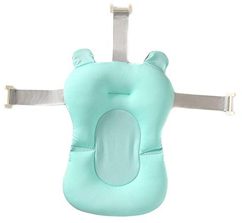 Plegable Baño Bañera Almohadilla Bebé Seguridad Ducha Antideslizantes Cojín Plástico Red Tapete - Verde