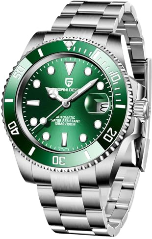PAGRNE DESIGN - -Armbanduhr- PD-1661MM-B (Alle Green-b)