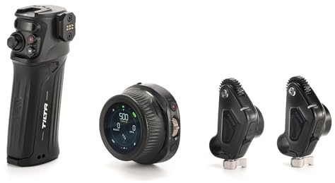 Tilta Kit de Sistema de Control de Lente inalámbrico Nucleus Nano II II con Controlador de Volante Manual Nucleus NII, empuñadura de Control y Kit de Motor WLC-T05-K2