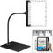 NZQXJXZ 2 in 1 Lente d'ingrandimento con Luce e Supporto, Lampada da Scrivania a Collo d'oca Flessibile a 42 LED, 5X Lente d'ingrandimento Staccabile a Luminosità Regolabile per Lettura e Artigianato