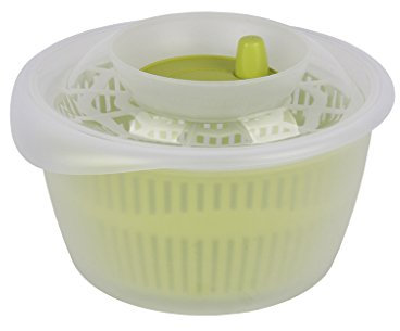 Cofan Centrifugador de Verduras | Modelo Udai | En color Verde Claro | Fabricado en Polipropileno | Medidas 27 x 18 cm