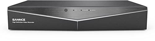 SANNCE DVR 8CH 1080P Full HD 5-in-1 Hybrid Digital Video Recorder Supports TVI AHD CVI CVBS Analog IP Security Cameras for 24/7 Security Surveillance, NO Hard Drive