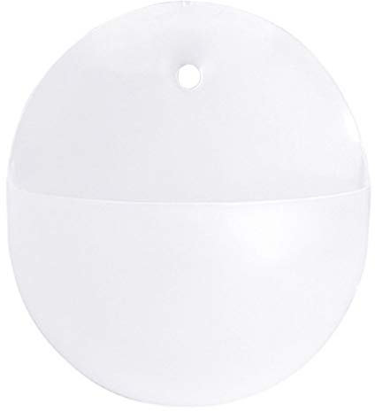 Koomiao Wandvase Plastik Blumentopf Hängend Pflanztopf zur Wandaufhängung Für Sukkulenten Pflanzen Blumentöpfe ,Wand /Balkon /Fenster deko (Transparent)