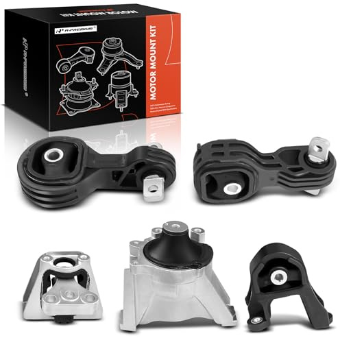 A-Premium 5PCS Engine Motor Mount Transmission Mount and Torque Strut Mount Set Compatible with Honda CR-V CRV 2007 2008 2009 2010 2011 L4 2.4L, DOHC Petrol, Replace# 50880-SNG-981