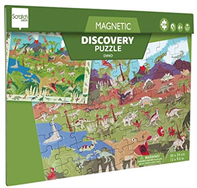 SCRATCH - Magnetpuzzle Dinosaurier gross