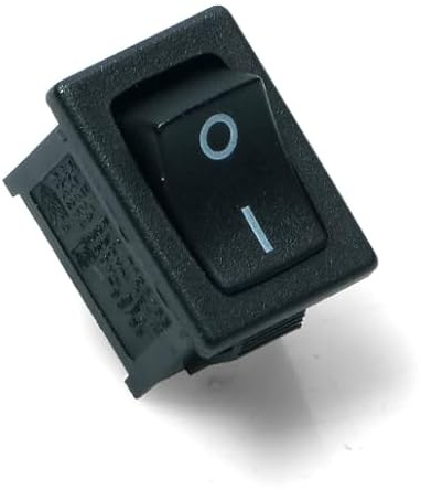 BSSTORE Interruttore Unipolare Nero 10A 230V Universale