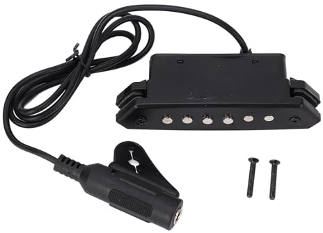 Pastilla Humbucker Soundhole de Doble Bobina para Guitarras Acústicas, Práctica Diaria para Principiantes, Guitarras Acústicas de 39 a 42 Pulgadas