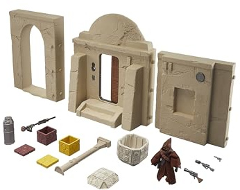 Hasbro Star Wars The Vintage Collection Die Straßen von Mos Eisley, Star Wars: Eine Neue Hoffnung Action-Figuren-Spielset (Figuren-Skala 9,5 cm)