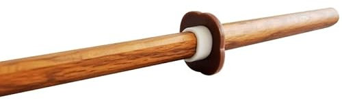 TEKKA BUDO Bokken aus Roteiche - 100 cm mit Tsuba - Trainingsschwert Japanisch - Holzschwert Aikido, Iaido, Kempo, Kobudo, Kampfkunst