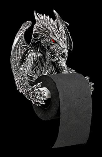 Dragones Portarrollos Plata - Deco Figura