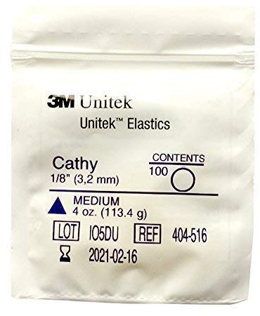 3M Unitek Elásticos Multiuso, Medio 4oz, 113,4g; (1/8 3,2mm) Cathy