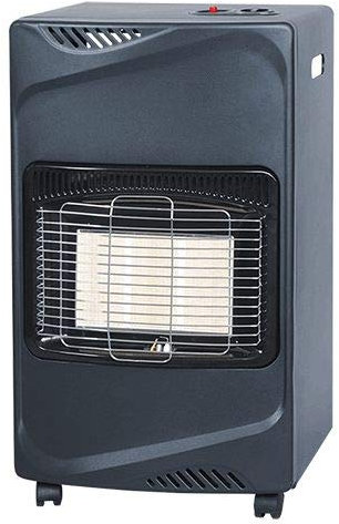 PEBSHOP Poêle à Gaz Infrarouge 4100 W 730 x 420 x 365 mm - 3 Réglages Thermiques - Roues Pivotantes - Sécurité CO - Chauffage d'Appoint