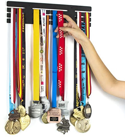 CONTRAXT Porte Medaille pendante. Cadre Support Medaille Sportive Porte médaille médaillier Enfants Medal Holder Display (Basic, L)