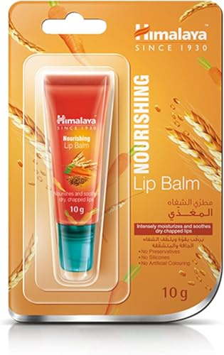 Himalaya Himalaya Närande Läppbalsam, Med Vegetabiliska Oljor Utan Konstgjord Färgning Ger Fukt Och Skydd För Mjuka Och Lena Läppar, 10G