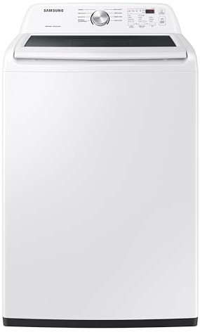 Samsung 4.4 cu. ft. Capacity Top Load Washer with ActiveWave Agitator, White, WA44A3205AW/A4