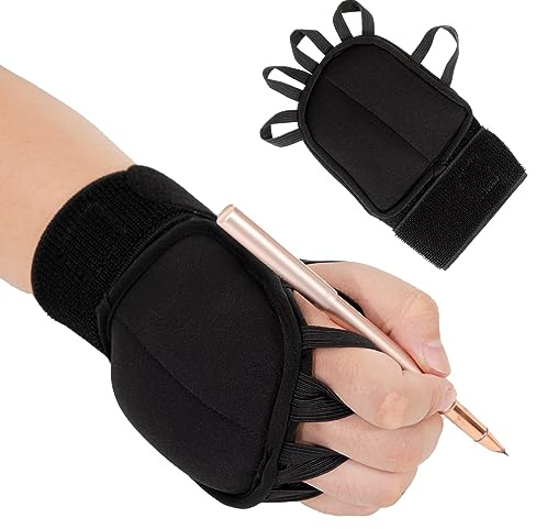 TYYIHUA Pesas de mano para habilidades motoras finas, guantes con peso para temblores, ayuda para temblores de manos y pacientes con Parkinson, pesas de escritura y herramienta de fortalecimiento de