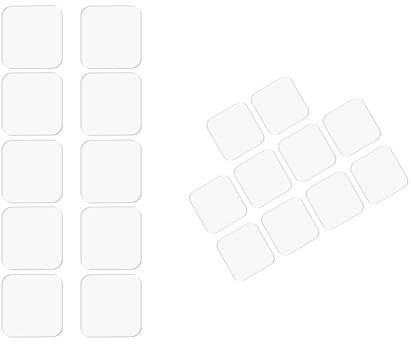 Beufee Quadrati di montaggio, 20pcs a doppia faccia di montaggio a doppia parte del nastro trasparente, cuscinetti adesivi per immagini, strisce sospesa da poster