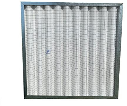 Filtro celda ondulada sintética doble red acero grosor 48 mm 592x592