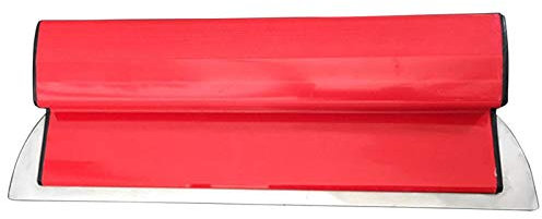 Espátula para alisar paneles de yeso de 15.7 pulgadas, para herramientas de pared, pintura, espátula de acero inoxidable, construcción de pared, placas de yeso