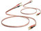 WOWLED 2 Pack 4m 13AWG Audiophile Grade Speaker Wire with pre-Connected Dual Gold-Plated Banana Plug Tips, Banana Plug Male to Male Audio Cable HiFi Speaker Cord Connector Cable (4m / 13.12FT)