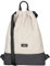 LARKSON Turnbeutel Damen & Herren Sand Grau - No 7 - Rucksack Damen für Sport und Festival - Beutel Rucksack Klein mit Innentasche - Außentasche für Schnellzugriff
