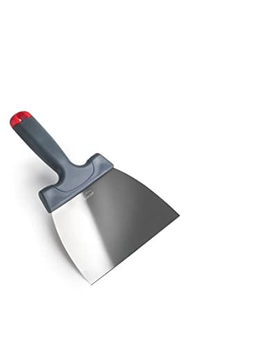 Lacor - 60533 - Espátula para Atemperar y Extender chocolate, Acero inoxidable, 16cm, Mango ergonómico