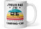 Mug je peux pas j'ai camping car vintage retro sunset tasse camping car retraité humour