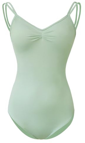 ROYAL SMEELA Ballett trikot mit bh damen spaghettiträger ballett tanzen trikots nylon body Frauen ballett body erwachsene ballett tanztrikot ballerina body ballett tanz body fuer damen sexy tanzbody