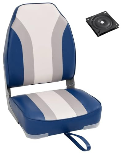 vidaXL Foldable Boat Chair High Backrest