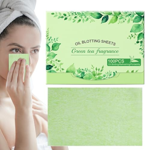 Face Oil Blotting Sheets – Makeup Friendly Pads, 100X Refreshing Anti Shine Face Wipes with Gentle Absorption, Portable Oil Control Sheets with Soft Texture, Skin Care Accessory for Daily Use