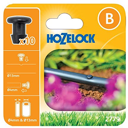 Hozelock - Tapón de cierre de 13 mm para riego de jardín o exterior