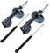ATEC Germany 4x amortisseurs à gaz avant et arrière jambe de suspension, Compatible avec RENAULT CLIO II (BB_, CB_), THALIA I (LB_)
