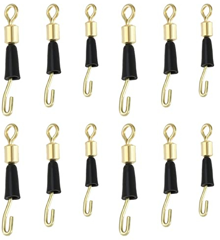 The Lord of the Tools 150pcs Changement Rapide Crochet Longueur Pivote en Acier Inoxydable Roulement Pivotant Anneau Solide Connecteur de Pêche Accessoires 5kg 10kg 15kg