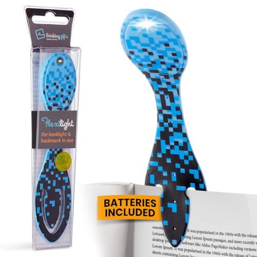 Flexilight Luce da Lettura | Segnalibro 2 in 1 Luce per Libro | Lampada LED a clip da Lettura | Pila per Leggere a Letto per Bambini e Adulti | Accessori per Libri | Idea Regalo Lettori