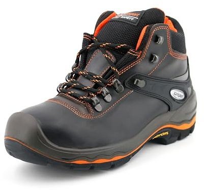 Grisport Scarpe Antinfortunistiche Uomo Scarponi Camminata Escursionismo Stivali Pelle Lontra Dakar Trekking Montagna Impermeabili 72003LD42 (Marrone, 42)