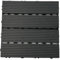 Amari Bargains Composite Decking Tiles – Interlocking Outdoor Floor Tiles – Set of 11 Deck Flooring with Click System, Patio, Balcony, Terrace, Concrete, Hot Tub Decking Board -30 x 30cm (Dark Grey)